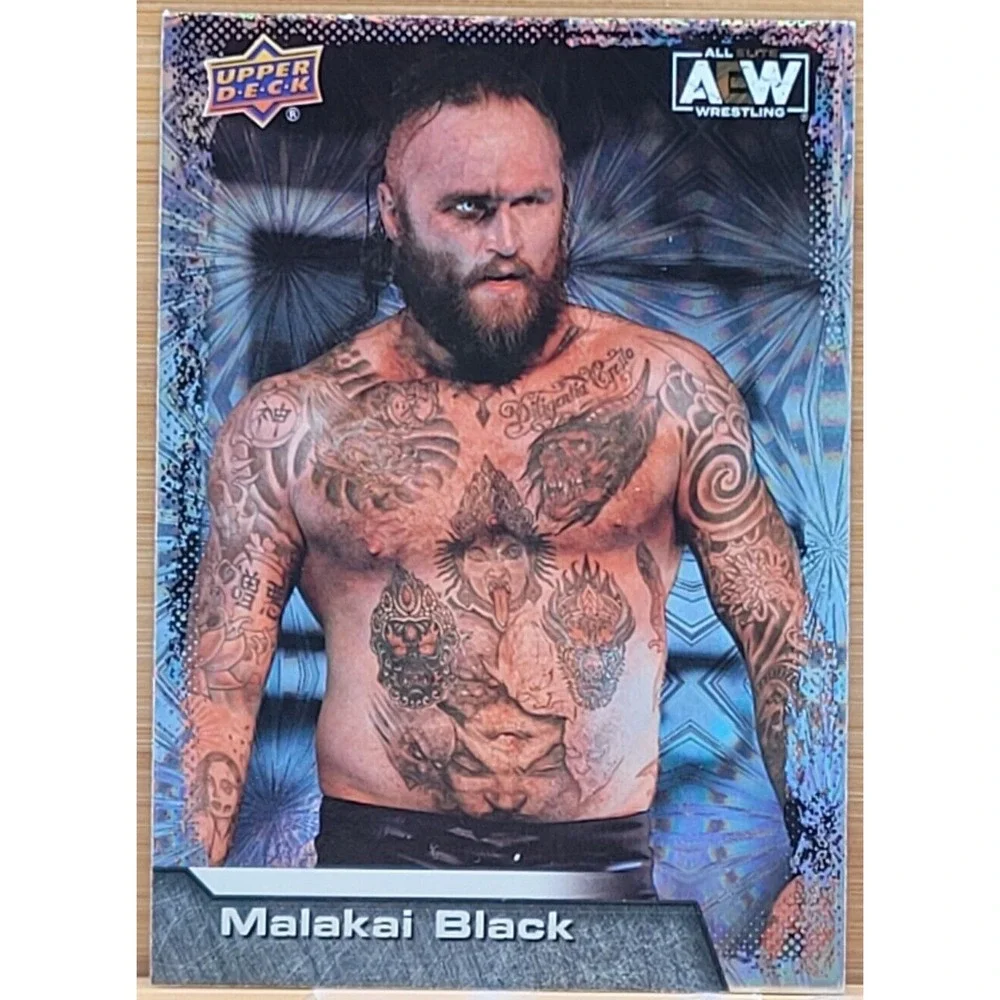 2022 UPPER DECK AEW  MALAKAI BLACK PYRO  - ALL ELITE WRESTLING‎